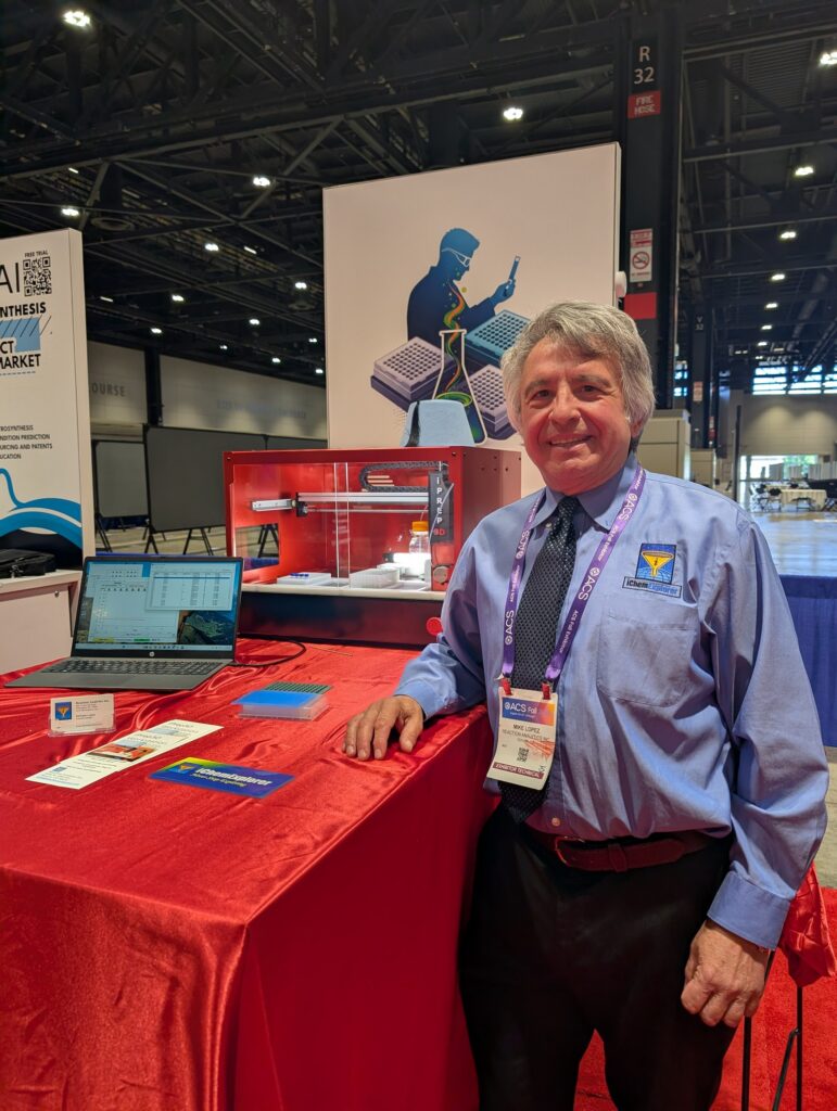 Mike Lopez, Reaction Analytics Founder, at Booth 126 to show iPrep3D
